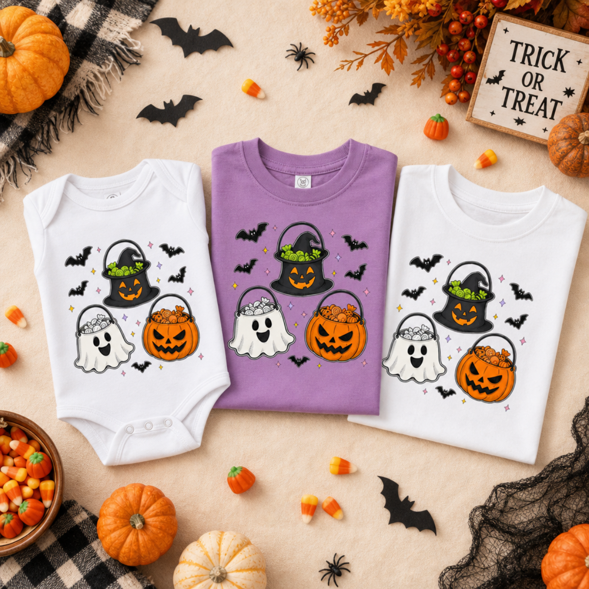 3 Halloween Buckets