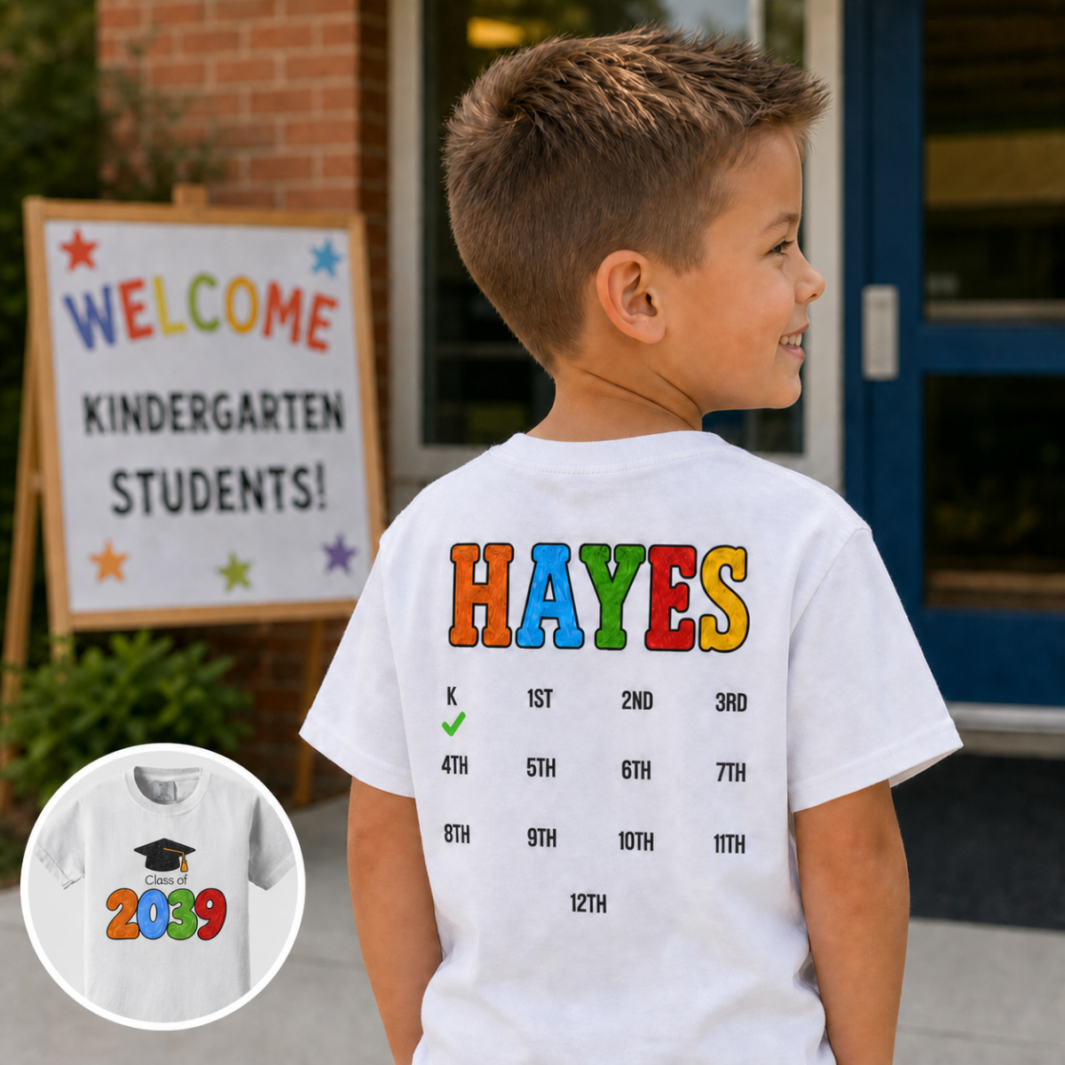 Class of Shirt | Grow with Me | Customizable