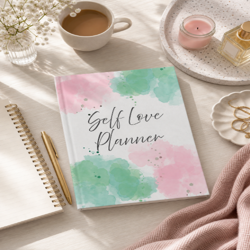 Self Love Planner: A Guided Daily Organizer for Self-Care, Confidence, Mindfulness, Gratitude, Goal Setting, & Personal Growth