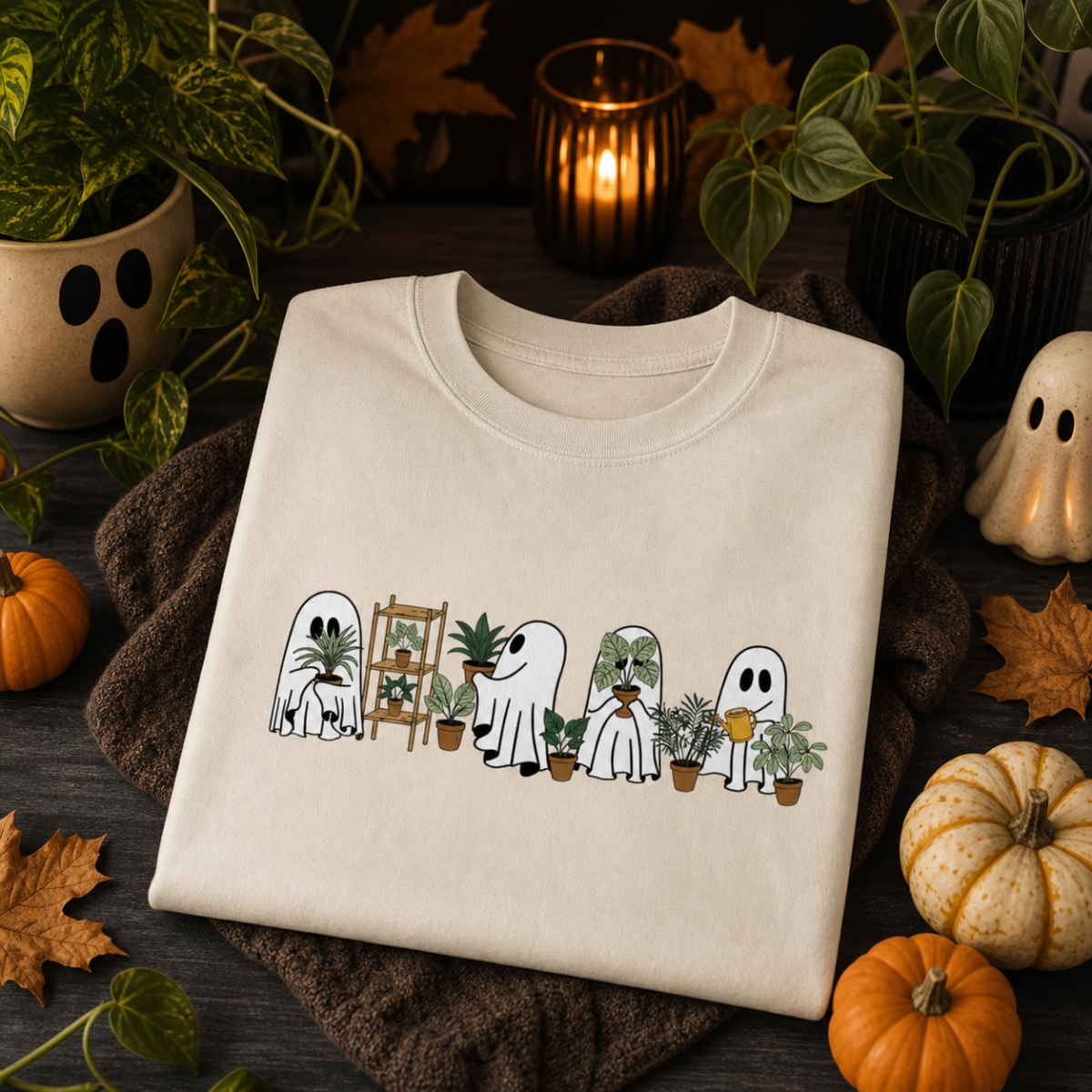 Ghosts Tending Plants