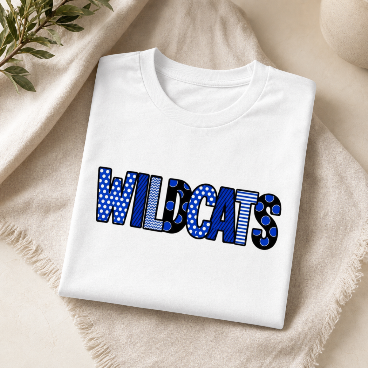 Wildcats | Block Pattern Letters