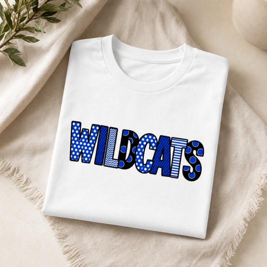 Wildcats | Block Pattern Letters